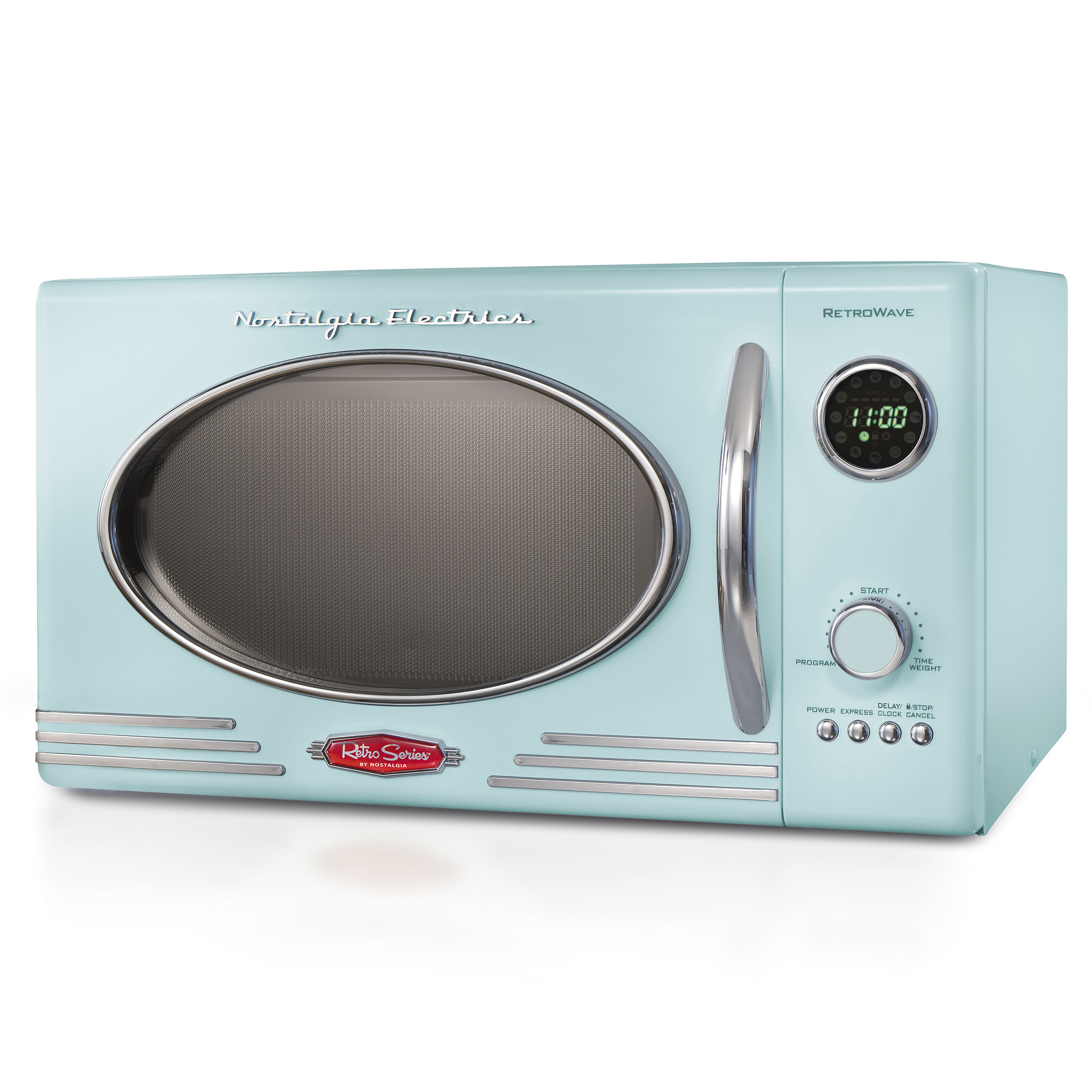 Nostalgia Retro 0.9 Cu. Ft. Microwave Oven, 800 Watts